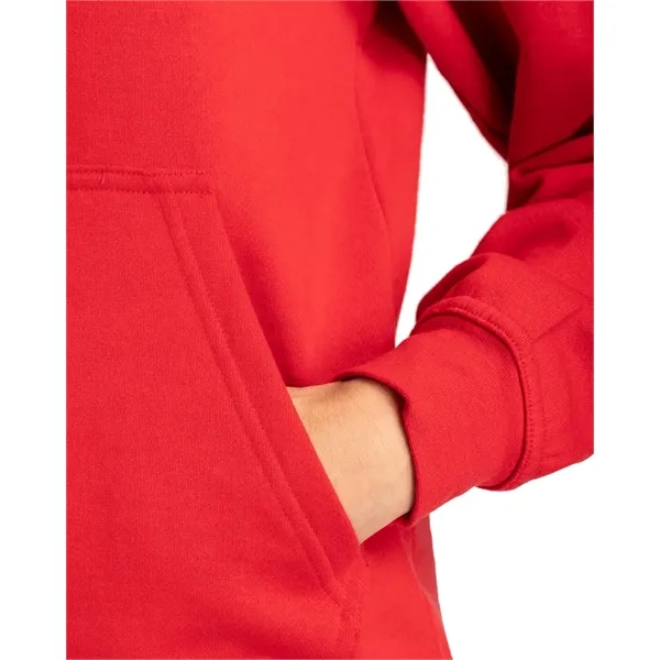 Unisex sweatshirt with a hood, anti-pill finish, drawstring, metal grommets, and... from ASI 47965 Cutter & Buck