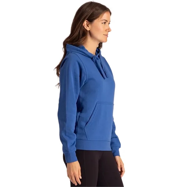 Unisex sweatshirt with a hood, anti-pill finish, drawstring, metal grommets, and... from ASI 47965 Cutter & Buck