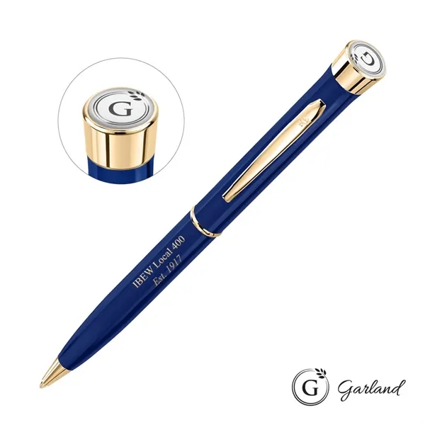 Garland® Color Collection Twist Ballpoint Pen - Gold Accent... from ASI 84592 St Regis Group