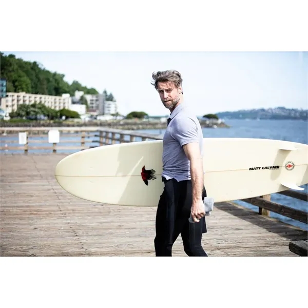 Men's polo with short sleeves, moisture-wicking performance, UPF 35+ protection, and... from ASI 47965 Cutter & Buck