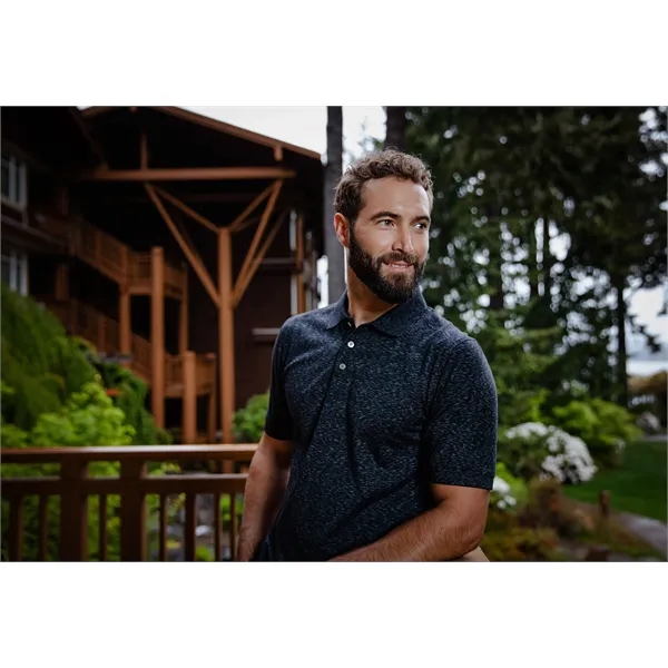 Men's polo with short sleeves, moisture-wicking performance, UPF 35+ protection, and... from ASI 47965 Cutter & Buck
