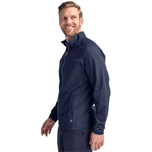Men's jacket with a full-zip, wind resistance, zipper, pockets, and locker... from ASI 47965 Cutter & Buck