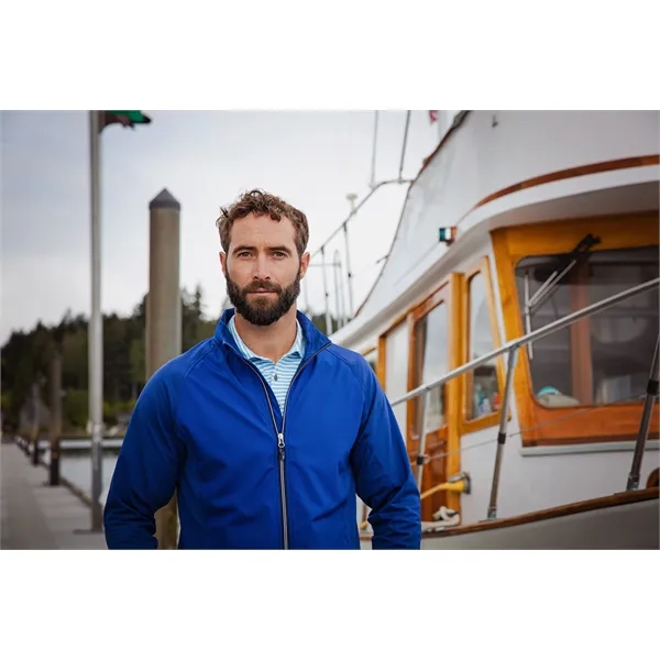 Men's jacket with a full-zip, wind resistance, zipper, pockets, and locker... from ASI 47965 Cutter & Buck