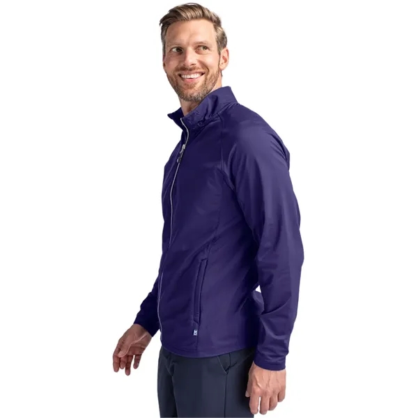 Men's jacket with a full-zip, wind resistance, zipper, pockets, and locker... from ASI 47965 Cutter & Buck