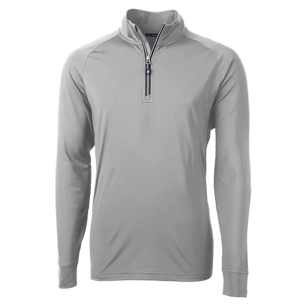 Men's sweatshirt with a quarter zip, brushed back fleece, raglan sleeves,... from ASI 47965 Cutter & Buck
