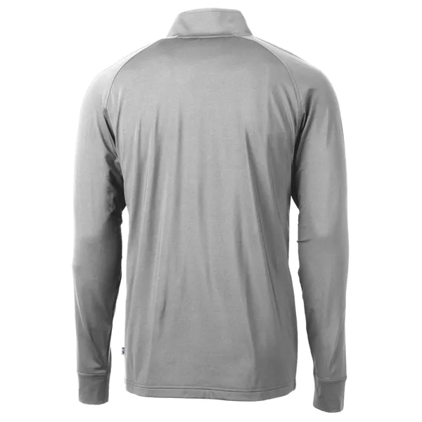 Men's sweatshirt with a quarter zip, brushed back fleece, raglan sleeves,... from ASI 47965 Cutter & Buck