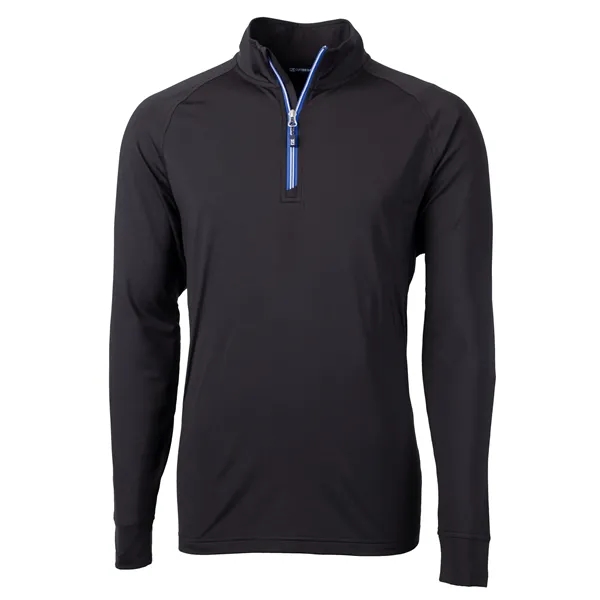 Men's sweatshirt with a quarter zip, brushed back fleece, raglan sleeves,... from ASI 47965 Cutter & Buck