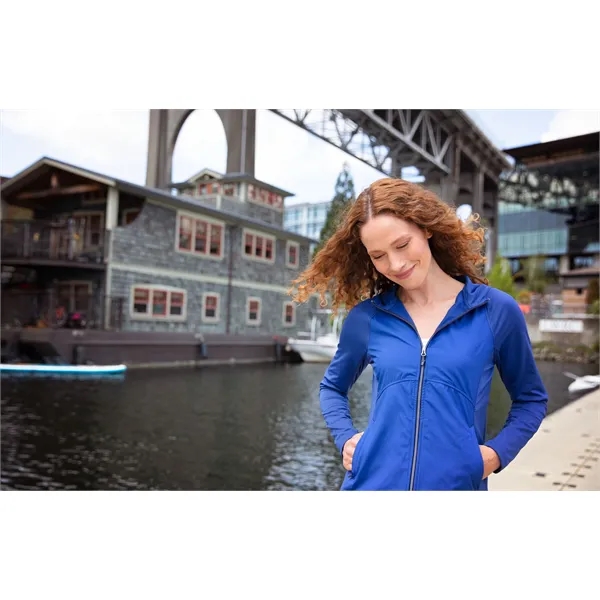 Women's jacket with a full-zip, wind resistance, front and back panels,... from ASI 47965 Cutter & Buck