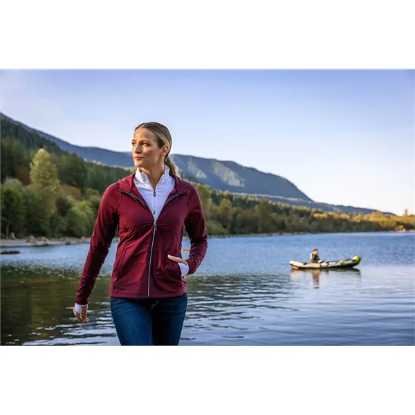 Women's jacket with a full-zip, wind resistance, front and back panels,... from ASI 47965 Cutter & Buck