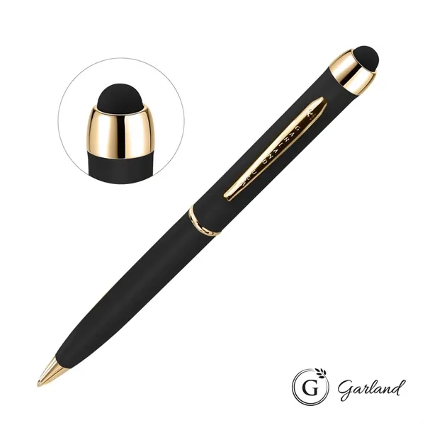 Garland® Stylus Matte Ballpoint Twist Pen - Gold Accent... from ASI 84592 St Regis Group