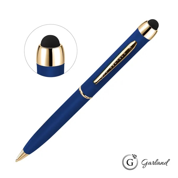 Garland® Stylus Matte Ballpoint Twist Pen - Gold Accent... from ASI 84592 St Regis Group