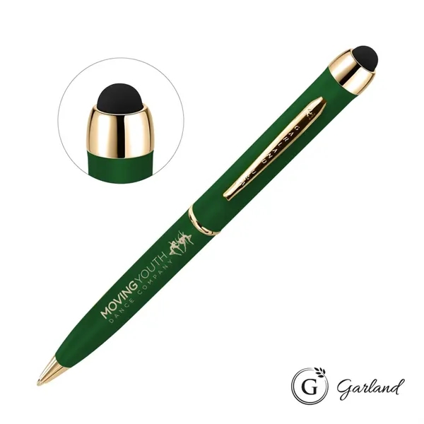 Garland® Stylus Matte Ballpoint Twist Pen - Gold Accent... from ASI 84592 St Regis Group