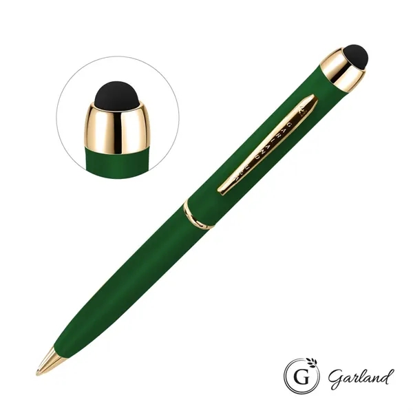 Garland® Stylus Matte Ballpoint Twist Pen - Gold Accent... from ASI 84592 St Regis Group