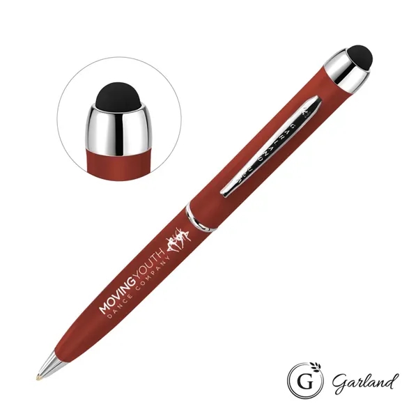 Garland® Stylus Matte Ballpoint Twist Pen - Chrome Accent... from ASI 84592 St Regis Group