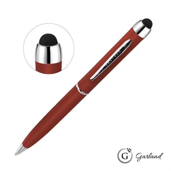 Garland® Stylus Matte Ballpoint Twist Pen - Chrome Accent... from ASI 84592 St Regis Group