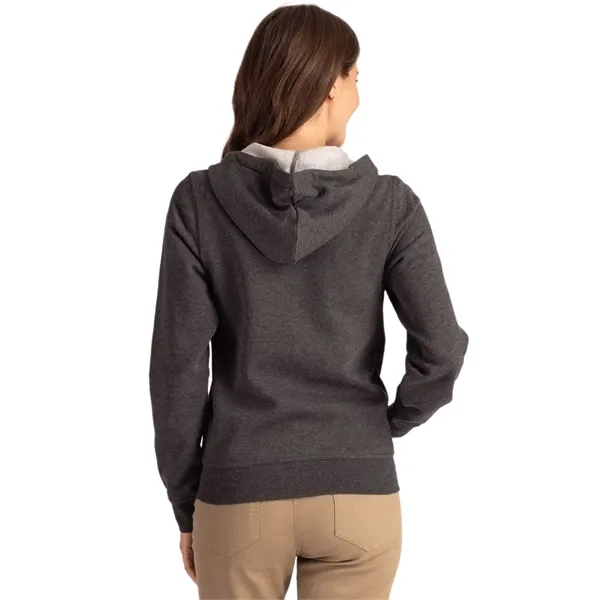 Unisex sweatshirt with a hood, full-zip, anti-pill finish, drawstring, metal grommets,... from ASI 47965 Cutter & Buck