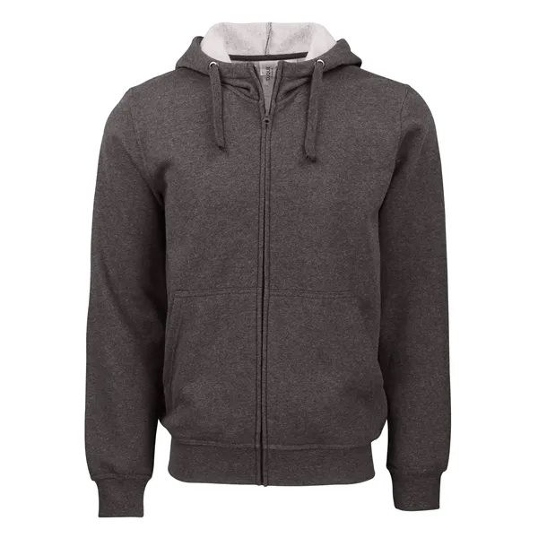 Unisex sweatshirt with a hood, full-zip, anti-pill finish, drawstring, metal grommets,... from ASI 47965 Cutter & Buck
