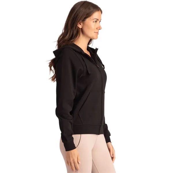 Unisex sweatshirt with a hood, full-zip, anti-pill finish, drawstring, metal grommets,... from ASI 47965 Cutter & Buck