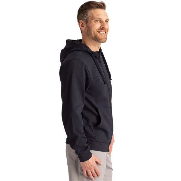 Unisex sweatshirt with a hood, full-zip, anti-pill finish, drawstring, metal grommets,... from ASI 47965 Cutter & Buck