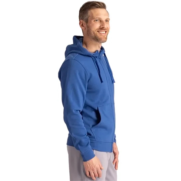 Unisex sweatshirt with a hood, full-zip, anti-pill finish, drawstring, metal grommets,... from ASI 47965 Cutter & Buck