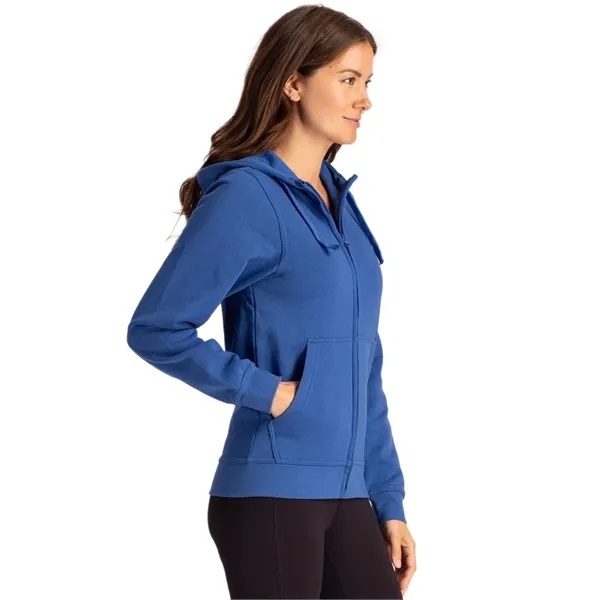 Unisex sweatshirt with a hood, full-zip, anti-pill finish, drawstring, metal grommets,... from ASI 47965 Cutter & Buck