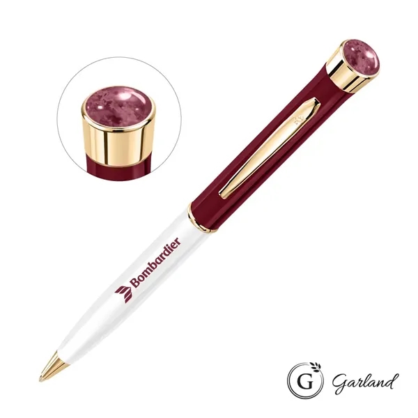 Garland® Patriot Aura Ballpoint Twist Pen - Gold Accent... from ASI 84592 St Regis Group