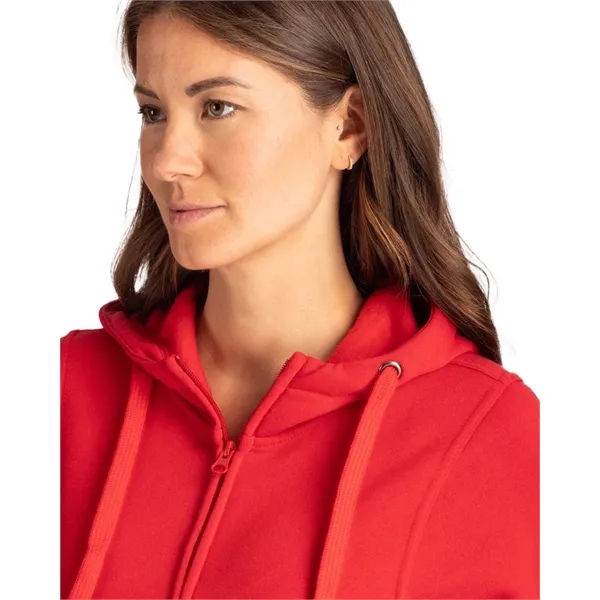 Unisex sweatshirt with a hood, full-zip, anti-pill finish, drawstring, metal grommets,... from ASI 47965 Cutter & Buck