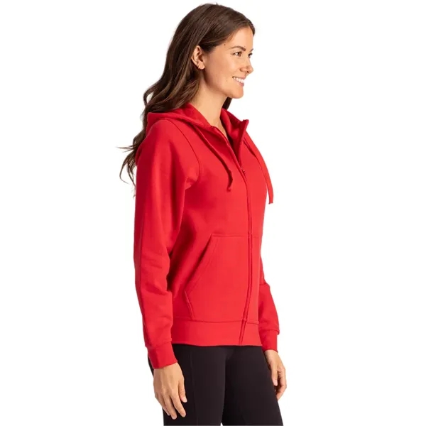 Unisex sweatshirt with a hood, full-zip, anti-pill finish, drawstring, metal grommets,... from ASI 47965 Cutter & Buck