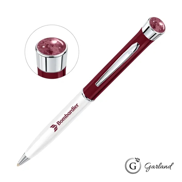 Garland® Patriot Aura Ballpoint Twist Pen - Chrome Accent... from ASI 84592 St Regis Group