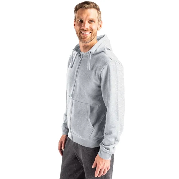 Unisex sweatshirt with a hood, full-zip, anti-pill finish, drawstring, metal grommets,... from ASI 47965 Cutter & Buck