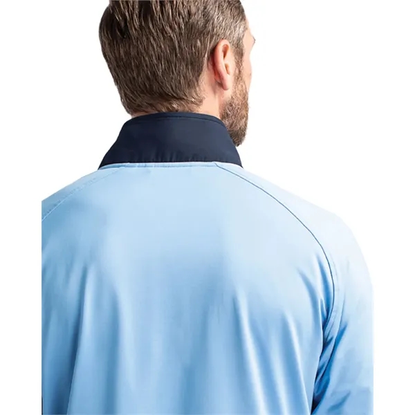 Men's jacket with a quarter-zip, wind resistance, moisture-wicking performance, and UPF... from ASI 47965 Cutter & Buck