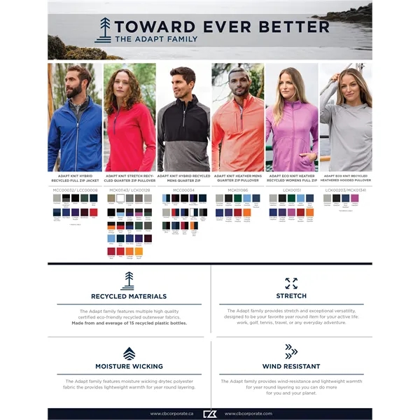 Men's jacket with a quarter-zip, wind resistance, moisture-wicking performance, and UPF... from ASI 47965 Cutter & Buck