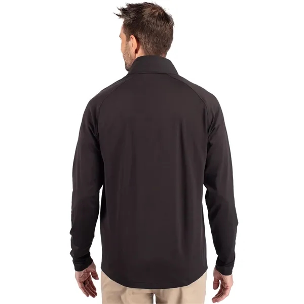 Men's jacket with a quarter-zip, wind resistance, moisture-wicking performance, and UPF... from ASI 47965 Cutter & Buck