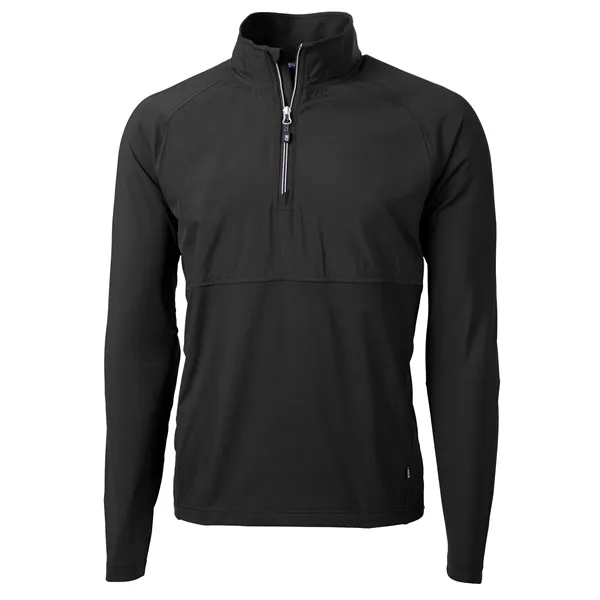 Men's jacket with a quarter-zip, wind resistance, moisture-wicking performance, and UPF... from ASI 47965 Cutter & Buck