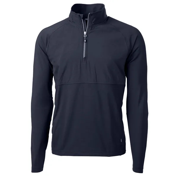 Men's jacket with a quarter-zip, wind resistance, moisture-wicking performance, and UPF... from ASI 47965 Cutter & Buck