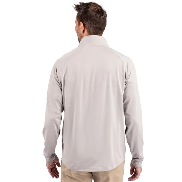 Men's jacket with a quarter-zip, wind resistance, moisture-wicking performance, and UPF... from ASI 47965 Cutter & Buck