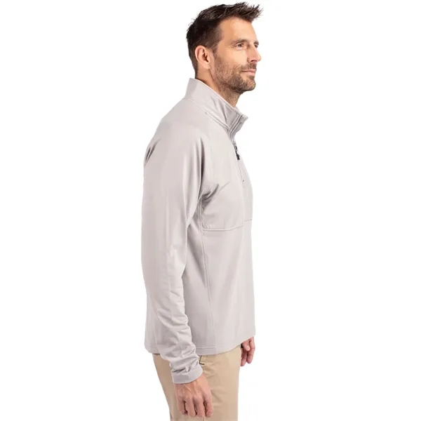 Men's jacket with a quarter-zip, wind resistance, moisture-wicking performance, and UPF... from ASI 47965 Cutter & Buck