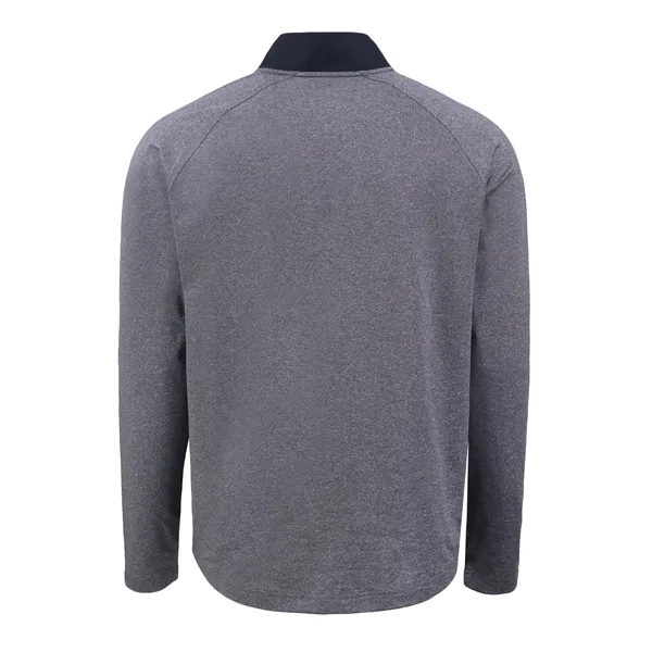 Men's jacket with a quarter-zip, wind resistance, moisture-wicking performance, and UPF... from ASI 47965 Cutter & Buck