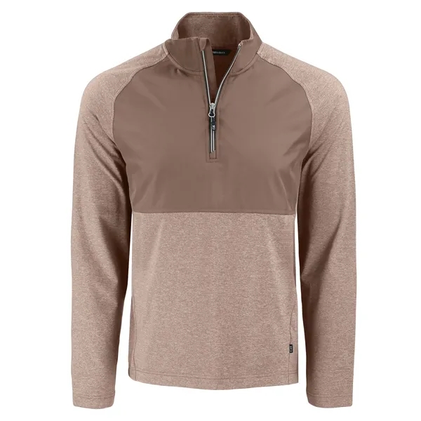 Men's jacket with a quarter-zip, wind resistance, moisture-wicking performance, and UPF... from ASI 47965 Cutter & Buck