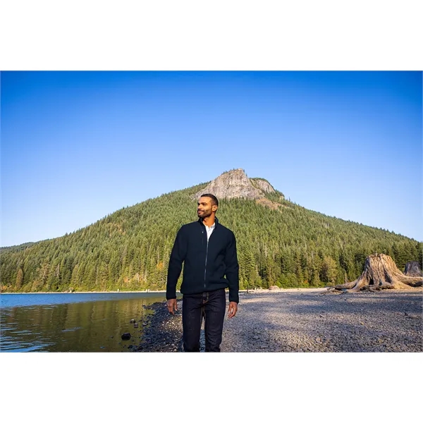 Men's jacket with a full-zip, brushed fleece interior, and sporty zipper.... from ASI 47965 Cutter & Buck