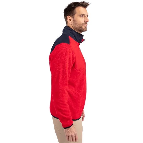 Men's jacket with a full-zip, brushed fleece interior, and sporty zipper.... from ASI 47965 Cutter & Buck