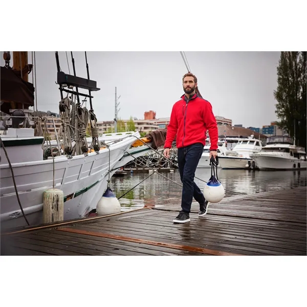 Men's jacket with a full-zip, brushed fleece interior, and sporty zipper.... from ASI 47965 Cutter & Buck