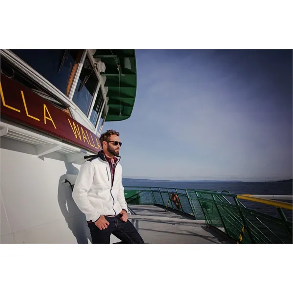 Men's jacket with a full-zip, brushed fleece interior, and sporty zipper.... from ASI 47965 Cutter & Buck