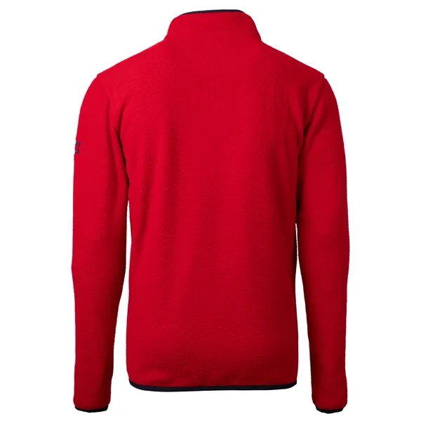 Men's sweatshirt with a quarter-zip, brushed fleece interior, zipper, and pockets.... from ASI 47965 Cutter & Buck