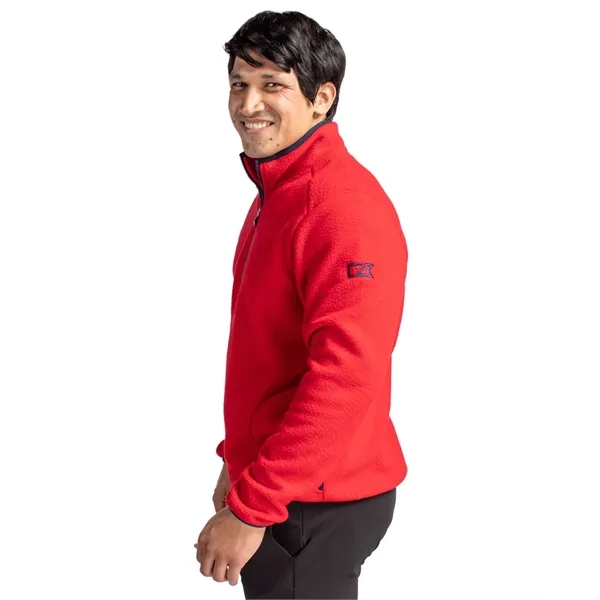 Men's sweatshirt with a quarter-zip, brushed fleece interior, zipper, and pockets.... from ASI 47965 Cutter & Buck