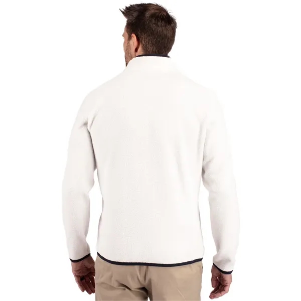 Men's sweatshirt with a quarter-zip, brushed fleece interior, zipper, and pockets.... from ASI 47965 Cutter & Buck