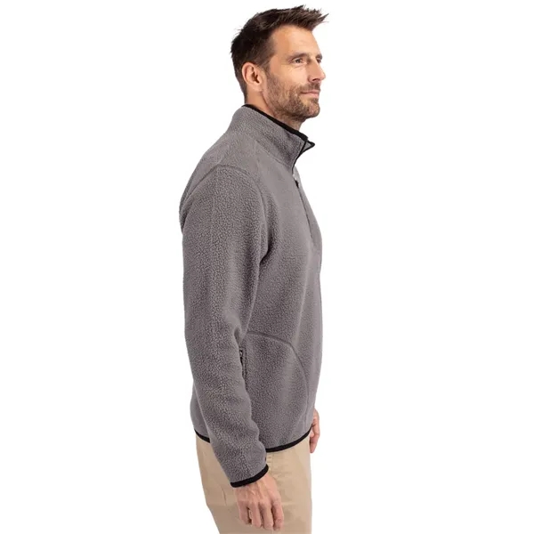 Men's sweatshirt with a quarter-zip, brushed fleece interior, zipper, and pockets.... from ASI 47965 Cutter & Buck