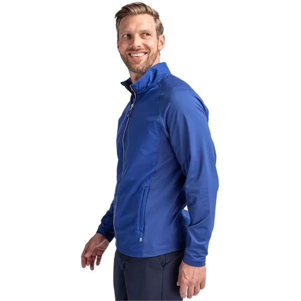 Men's jacket with a full-zip, wind resistance, zipper, pockets, and locker... from ASI 47965 Cutter & Buck