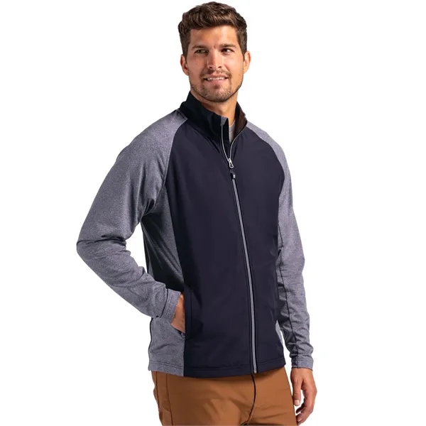 Men's jacket with a full-zip, wind resistance, zipper, pockets, and locker... from ASI 47965 Cutter & Buck