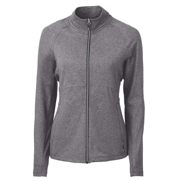Women's jacket with a full-zip, wind resistance, raglan sleeves, pockets, and... from ASI 47965 Cutter & Buck